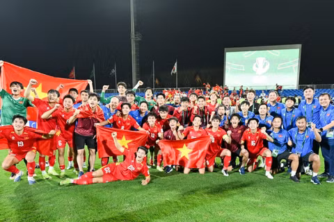 U23 Việt Nam giành Huy chương đồng châu Á (Ảnh: VFF)