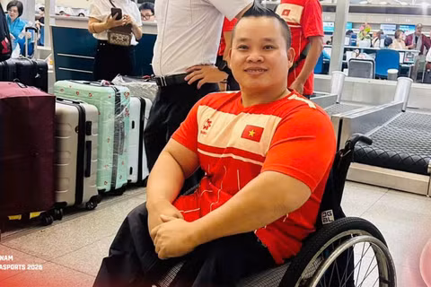 Nguyễn Bình An xếp hạng tư tại Asian Para Games 5. (Ảnh: Ủy ban Paralympic Việt Nam)