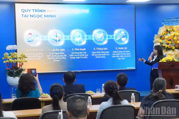 Quy trình thực hiện bảo lãnh viện phí. (Ảnh: KHANG ANH)