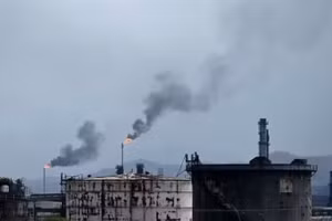 Khu liên hợp công nghiệp hóa dầu ở Anzoategui, Venezuela. (Ảnh: THX/TTXVN)