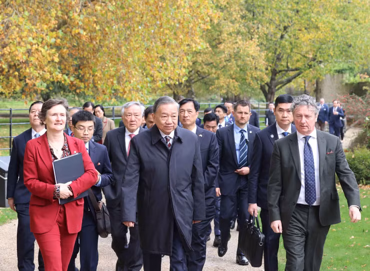 Tổng Bí thư Tô Lâm tại Đại học Oxford. (Ảnh: Thống Nhất – TTXVN) 