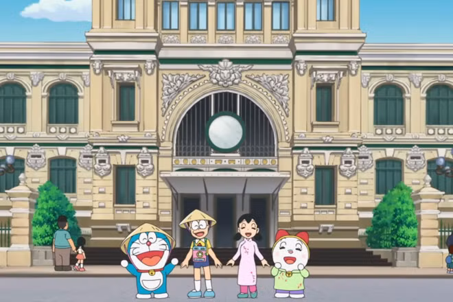 Tập phim hoạt hình Doraemon "Món quà sinh nhật là chuyến du lịch đến Việt Nam" thu hút sự quan tâm của khán giả Nhật Bản.