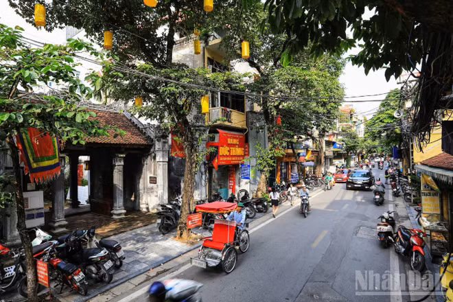 Một góc phố cổ Hà Nội - điểm đến được du khách quốc tế yêu thích khi tới Việt Nam. (Ảnh: THÀNH ĐẠT)