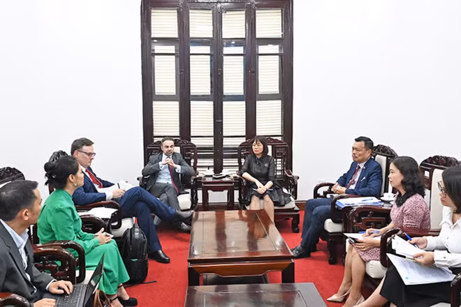 Quang cảnh buổi làm việc. (Ảnh: TITC)