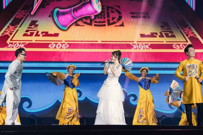 Các tiết mục biểu diễn tại Festival Thăng Long-Hà Nội năm 2026 cho thấy sức hấp dẫn của việc phát huy chất liệu di sản thông qua sáng tạo và trải nghiệm văn hóa. (Ảnh: Ban Tổ chức)