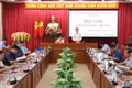 Bí thư Tỉnh ủy Đắk Lắk Nguyễn Đình Trung phát biểu tại hội nghị.