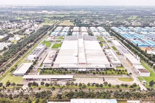 Một góc Khu công nghiệp Long Thành, thành phố Đồng Nai.