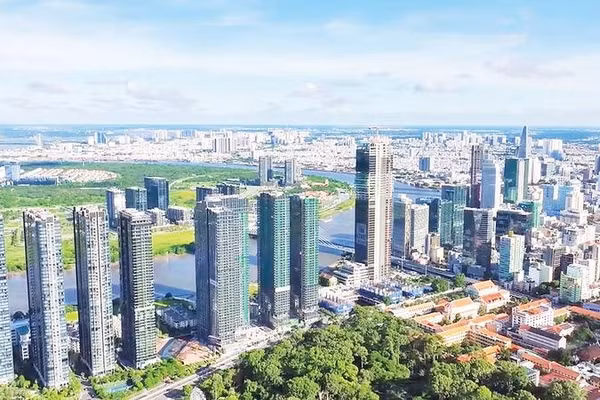 Trung tâm Tài chính quốc tế Việt Nam tại Thành phố Hồ Chí Minh được kỳ vọng là kênh dẫn vốn quan trọng (Ảnh TÙNG ANH)