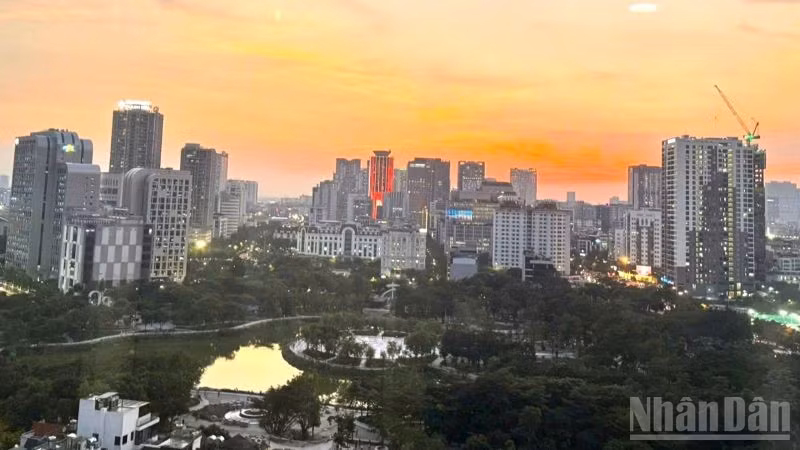 Bất động sản Hà Nội bước vào chu kỳ phát triển mới. (Ảnh: HNV)