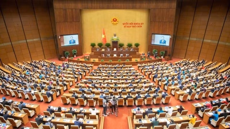 Kỳ họp Quốc hội khoá XV. (Ảnh: PV)