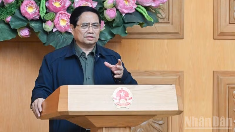 Thủ tướng Chính phủ Phạm Minh Chính. (Ảnh: TRẦN HẢI)