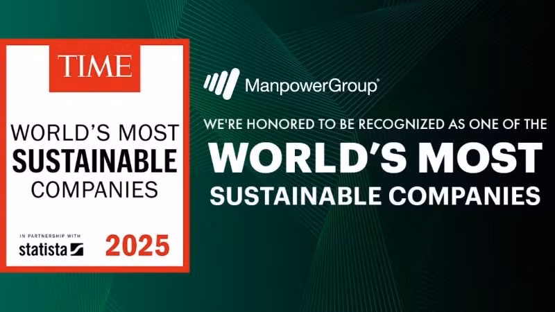 Vinh danh "Các công ty bền vững nhất thế giới năm 2025". (Ảnh: MANPOWERGROUP VIỆT NAM)