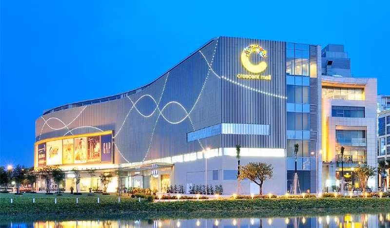 Crescent Mall tọa lạc tại khu đô thị Phú Mỹ Hưng. (Ảnh: PV)