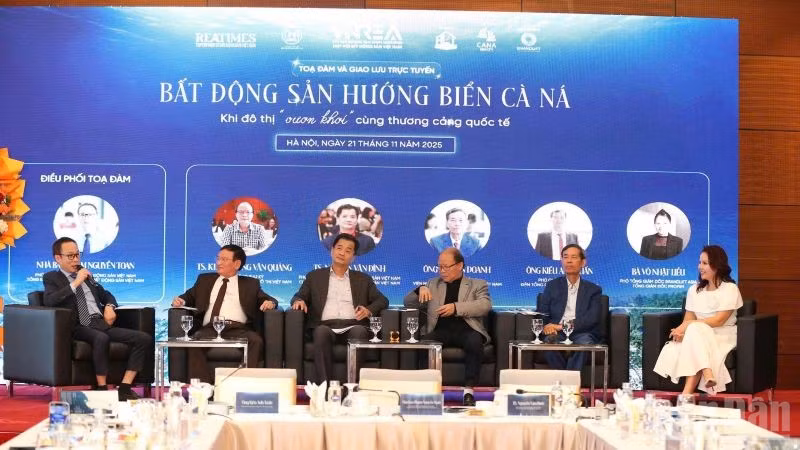 Các chuyên gia đã đưa ra những nhận định sắc bén về vị thế chiến lược của Cà Ná, phân tích tác động của hệ sinh thái hạ tầng tỷ đô đến thị trường bất động sản. (Ảnh: HNV)