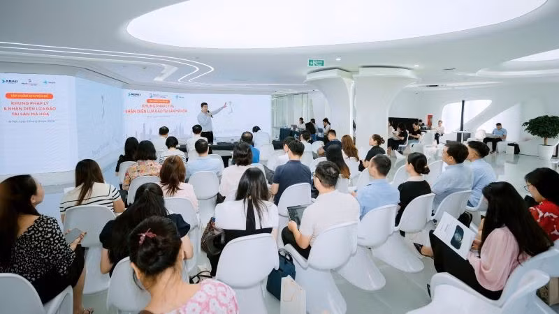 Sự kiện thu hút gần hơn 70 nhà báo, phóng viên lĩnh vực công nghệ, blockchain, tài sản số, tài sản mã hoá tham dự. (Ảnh: PV)