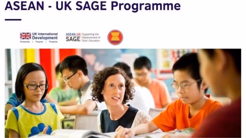 Chương trình học bổng ASEAN-Vương quốc Anh SAGE (ASEAN-UK SAGE) được triển khai từ 2024. (Ảnh: HỘI ĐỒNG ANH TẠI VIỆT NAM)