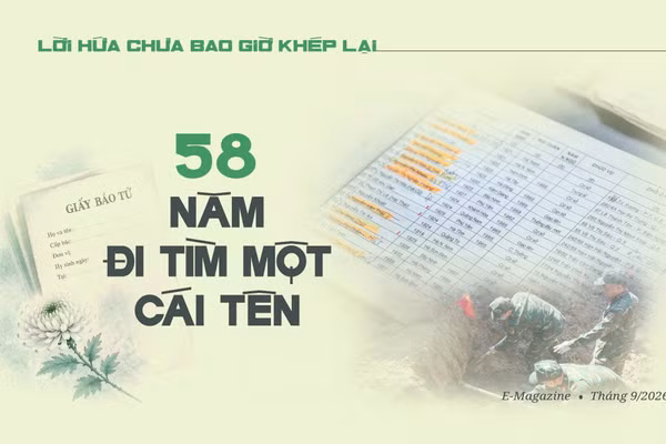 58 năm tìm một cái tên