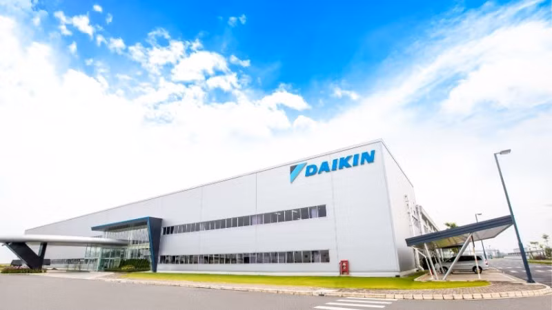 Nhà máy sản xuất điều hòa Daikin.