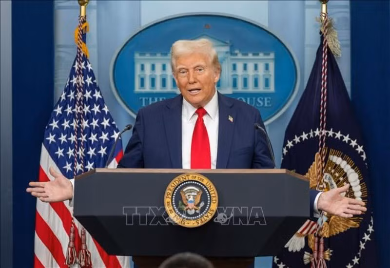 Tổng thống Mỹ Donald Trump. (Ảnh: THX/TTXVN)