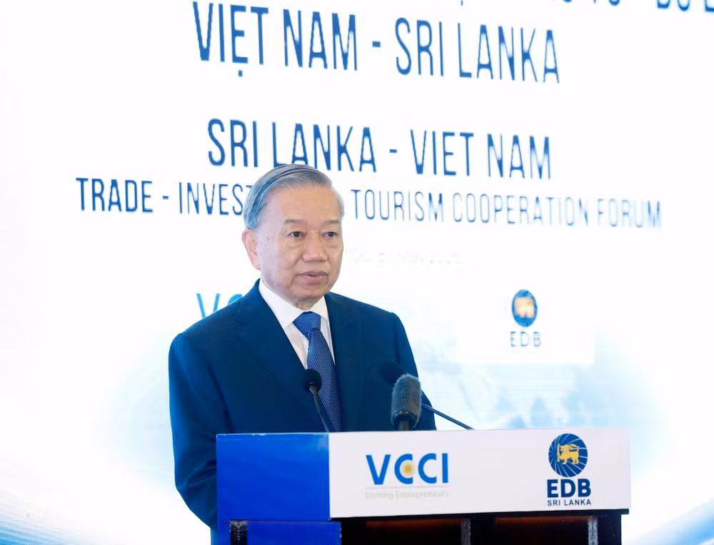 Tổng Bí thư, Chủ tịch nước Tô Lâm phát biểu. (Ảnh: Thống Nhất/TTXVN)