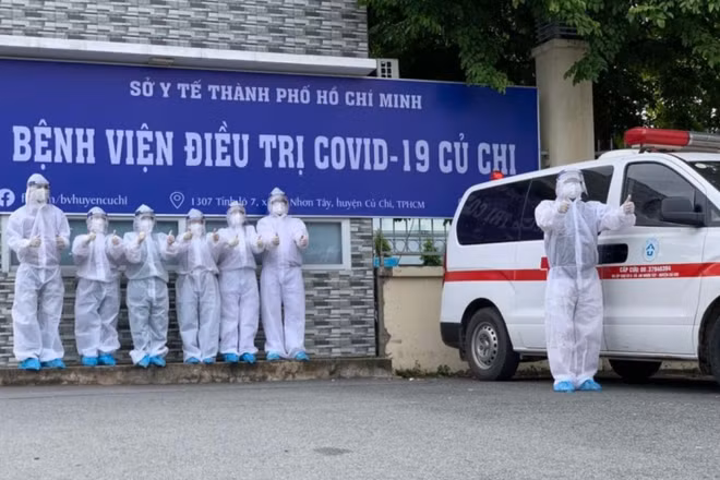 Bệnh viện điều trị Covid-19 Củ Chi sẵn sàng đi vào hoạt động.