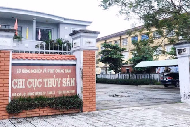Trụ sở Chi cục Thủy sản Quảng Nam.