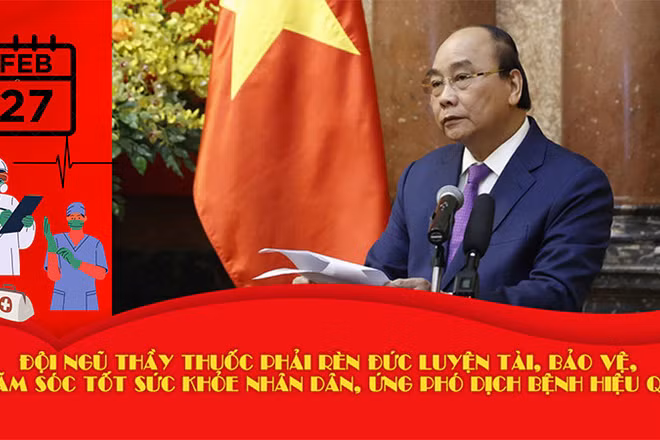 Đội ngũ thầy thuốc phải rèn đức luyện tài, bảo vệ, chăm sóc tốt sức khỏe nhân dân, ứng phó dịch bệnh hiệu quả