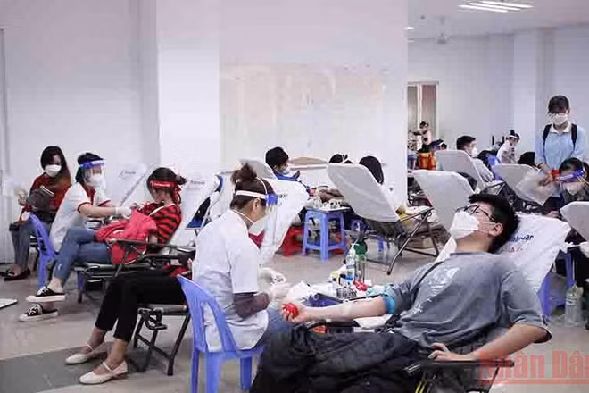 Năm 2021 đã có 31.956 người đăng ký tham gia hiến máu tình nguyện tại Đà Nẵng.