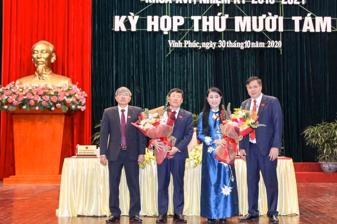 Tân Chủ tịch HĐND và Chủ tịch UBND tỉnh Vĩnh Phúc.