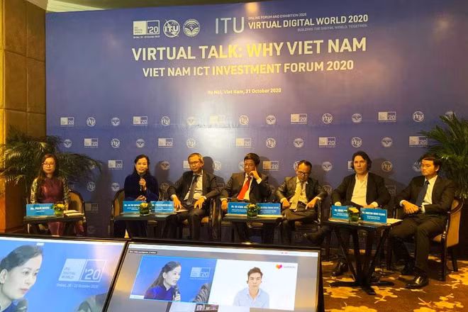Tọa đàm trực tuyến “Why Việt Nam?" trong khuôn khổ Hội nghị và Triển lãm Thế giới số (ITU Digital World 2020).