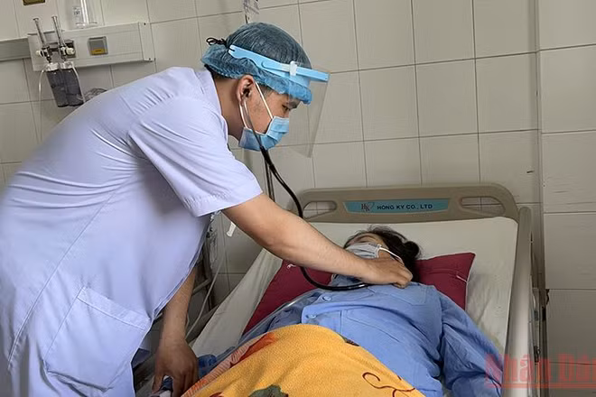 Bệnh nhân T.T.T. ổn định dần sau can thiệp.