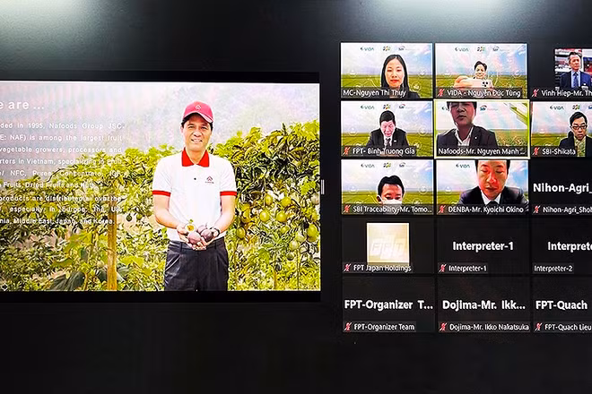 Các đại biểu tham gia Diễn đàn theo hình thức trực tuyến.
