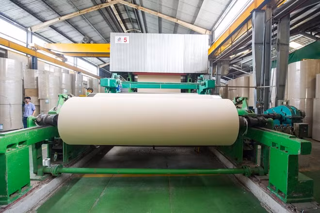 Nhà máy giấy Tân Long là doanh nghiệp tiên phong của Đà Nẵng trong sản xuất sạch hơn.