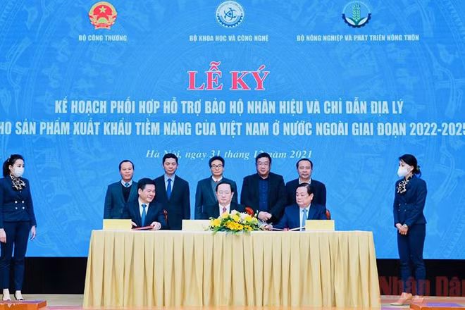 Toàn cảnh lễ ký kết.