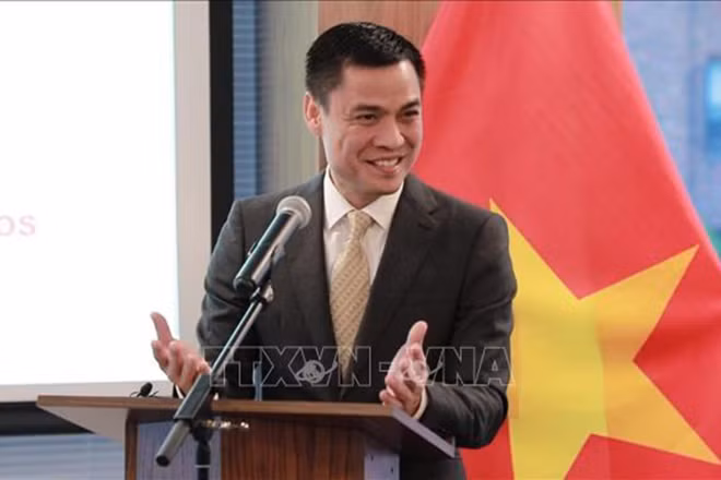 Đại sứ Đặng Hoàng Giang, Trưởng Phái đoàn Việt Nam tại Liên hợp quốc. (Ảnh: TTXVN)