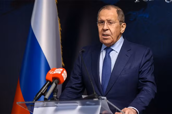 Ngoại trưởng Nga Sergey Lavrov. (Ảnh: Reuters)