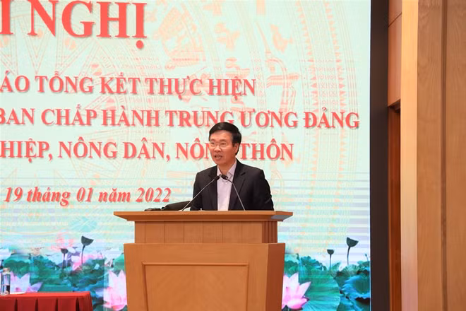 Đồng chí Võ Văn Thưởng phát biểu chỉ đạo Hội nghị.