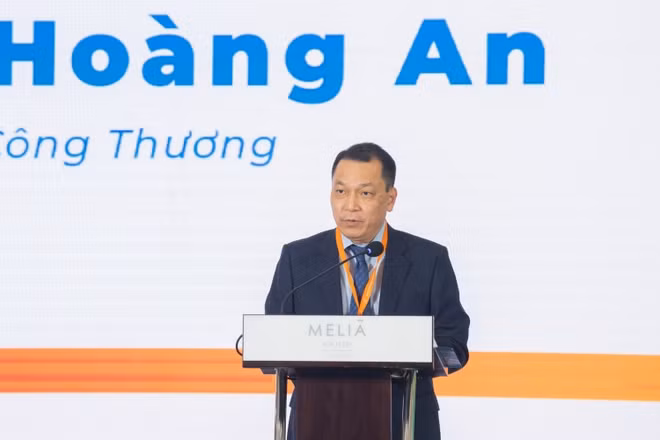 Thứ trưởng Công thương Đặng Hoàng An phát biểu tại Hội nghị.