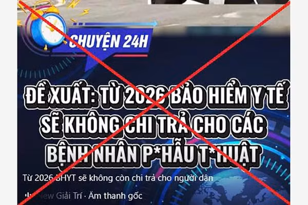 Bảo hiểm xã hội Việt Nam cảnh báo tin giả về chính sách bảo hiểm y tế