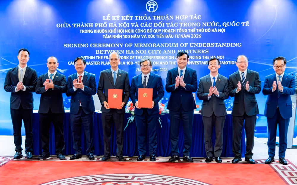 FPT ký 3 thỏa thuận hợp tác chiến lược cùng Hà Nội nhân công bố Quy hoạch tổng thể Thủ đô Hà Nội tầm nhìn 100 năm.