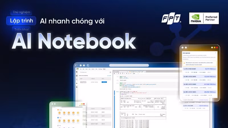 Nền tảng lập trình trí tuệ nhân tạo (AI) trực tuyến, giúp các nhà phát triển tăng tốc nghiên cứu và triển khai mô hình AI.