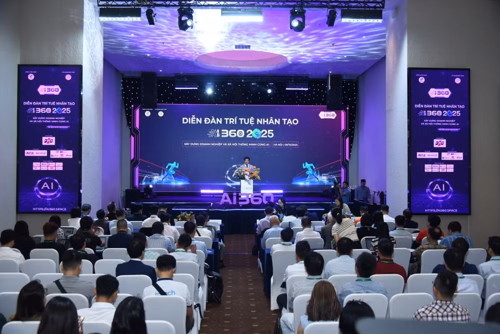 Phiên khai mạc Diễn đàn Trí tuệ nhân tạo Việt Nam – AI360 2025.