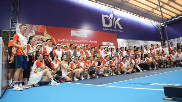 Gần 300 vận động viên tranh tài tại Giải “Pickleball Văn hóa Việt 2026”. (Ảnh: Ban tổ chức)