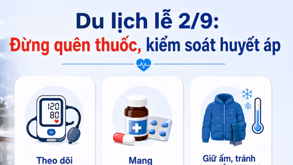 Những lưu ý để phòng tránh nguy cơ đột quỵ khi đi du lịch dịp 2/9