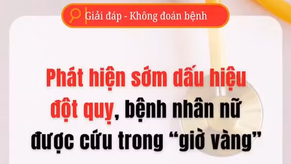 [Video] Bệnh nhân nữ được cứu trong "giờ vàng" đột quỵ