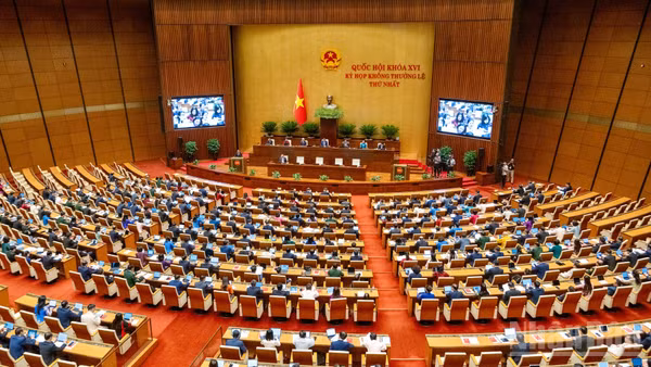 Kỳ họp không thường lệ thứ nhất, Quốc hội khóa XVI. (Ảnh: THỦY NGUYÊN)
