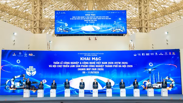Lễ khai mạc VITW 2026 diễn ra ngày 9/9, mở đầu cho ba ngày triển lãm và hội nghị tại VEC. (Ảnh: BTC cung cấp)