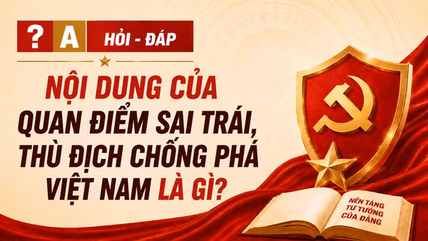[Hỏi-đáp] Nội dung của quan điểm sai trái, thù địch chống phá Việt Nam là gì?