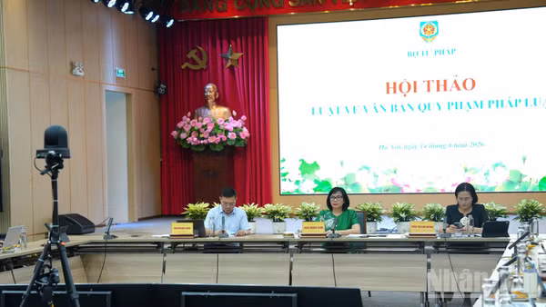 Quang cảnh hội thảo. (Ảnh: H.N)