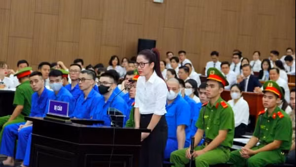 Bị cáo Nguyễn Thanh Tâm tại tòa. (Ảnh: M.H)
